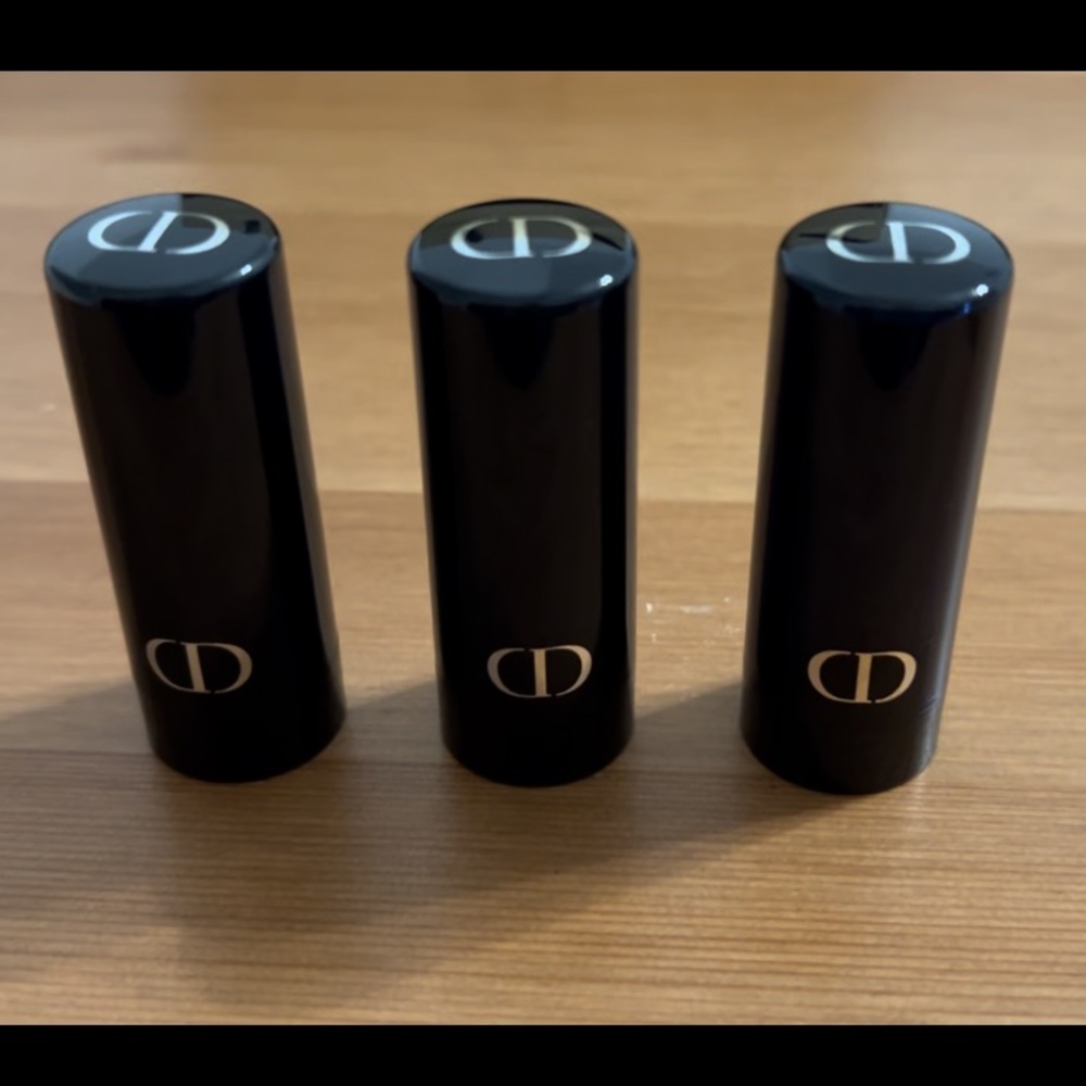 Dior Rouge lipstick refill trio full size matte, classic, and velvet